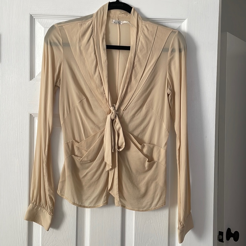 Cream blouse